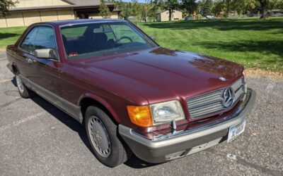 Mercedes-benz -benz s-class  1986 red