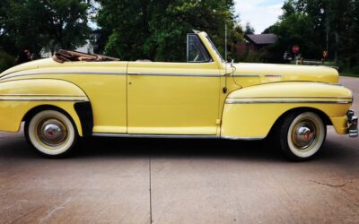 Mercury Convertible diesel  1948 yellow