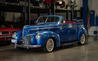Mercury Eight Custom 1940 4 Door Sedan Convertible