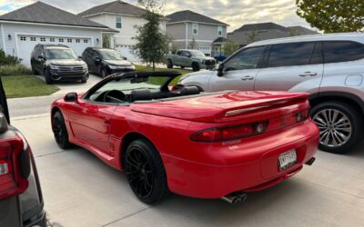 Mitsubishi 3000 gt spyder sl  1995 red