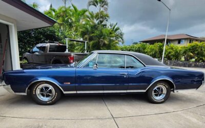 Oldsmobile 442  1967 blue