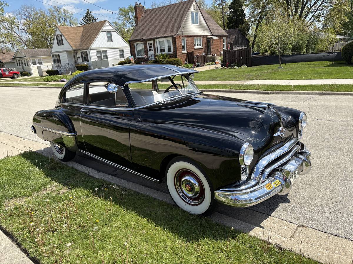 Oldsmobile Series 76 2dr sedan  1950 black