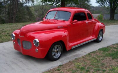 Plymouth Custom coupe  1947 red