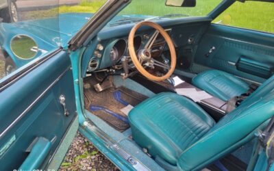 Pontiac Firebird  1968 blue