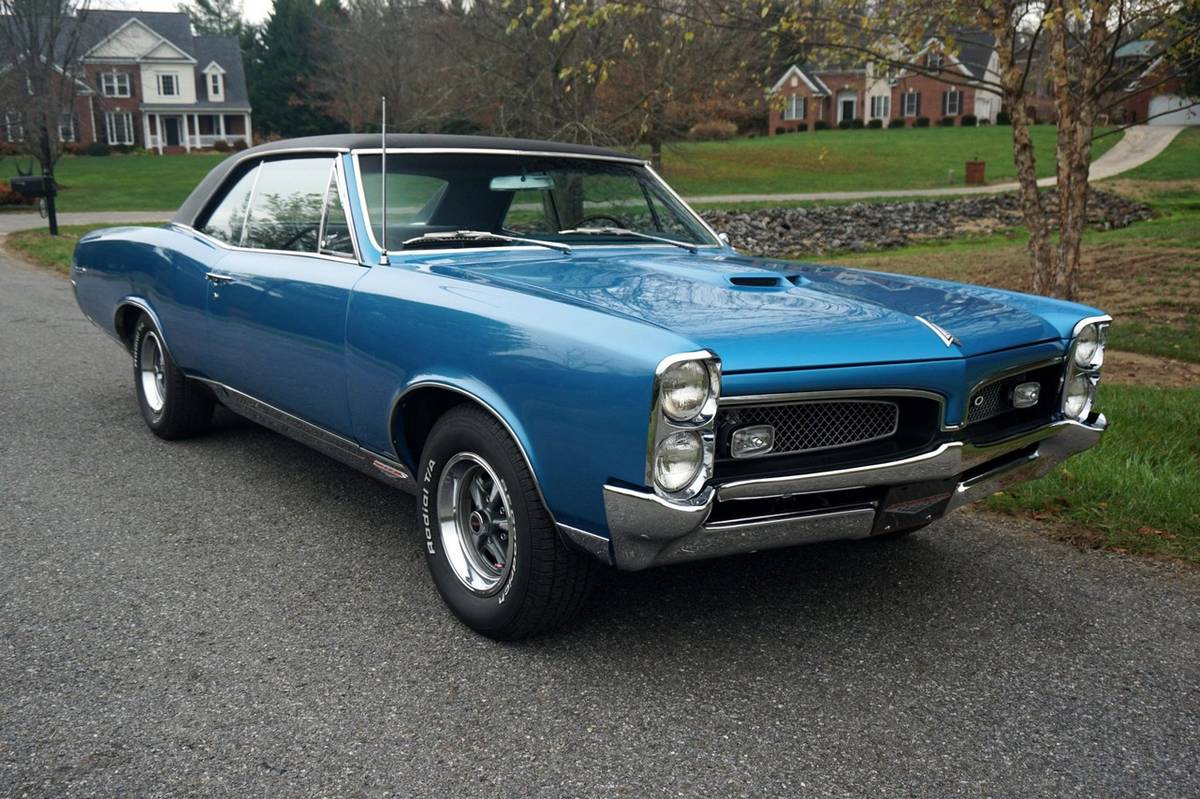 Pontiac Gto  1967 blue