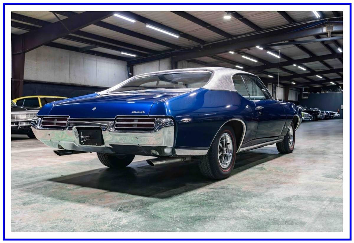 Pontiac Gto  1969 blue