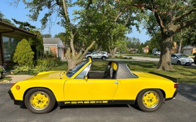 Porsche 914  1974 yellow