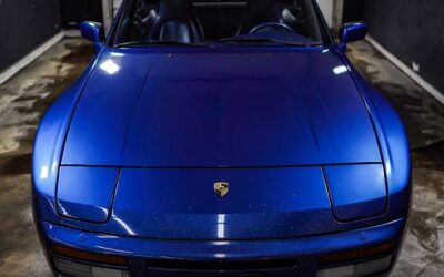 Porsche 944 s2 cabriolet  1991 blue