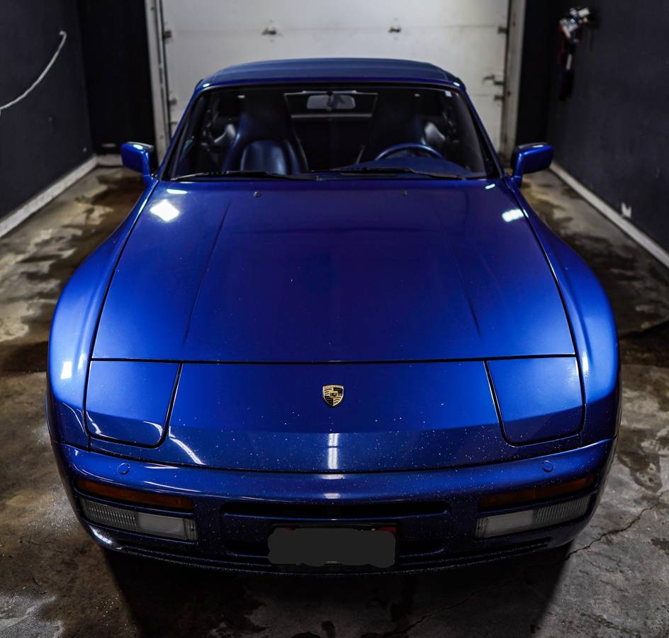 Porsche 944 s2 cabriolet  1991 blue
