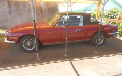 Triumph Stag  1973 red