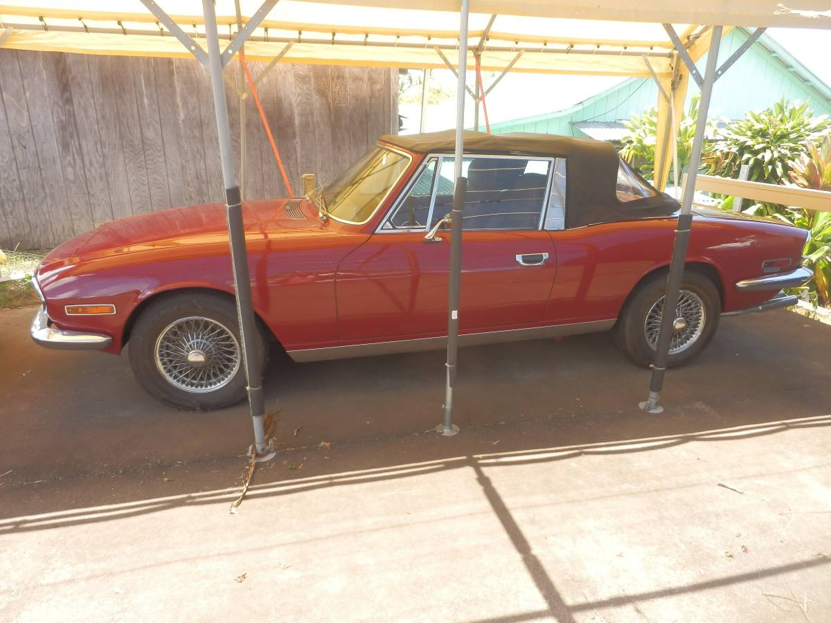 Triumph Stag  1973 red