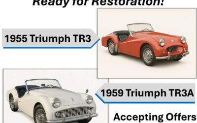 Triumph Tr3  1955 white