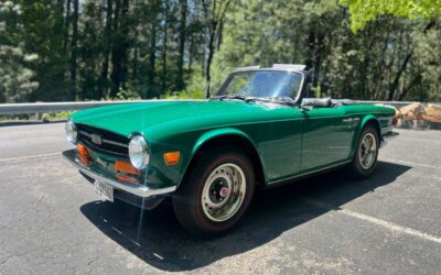 Triumph Tr6  1973 green