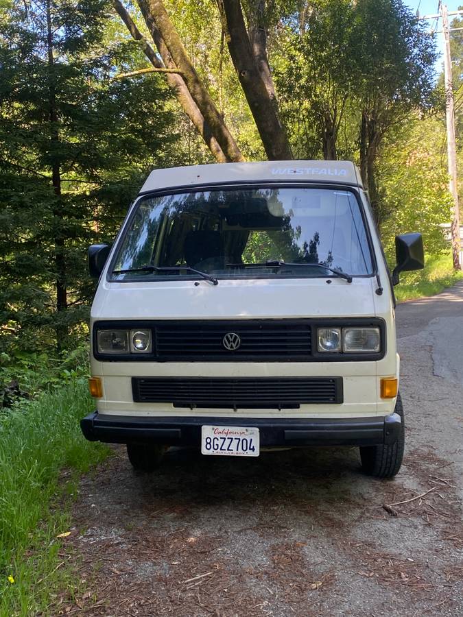 Volkswagen 86 vw  1986 white