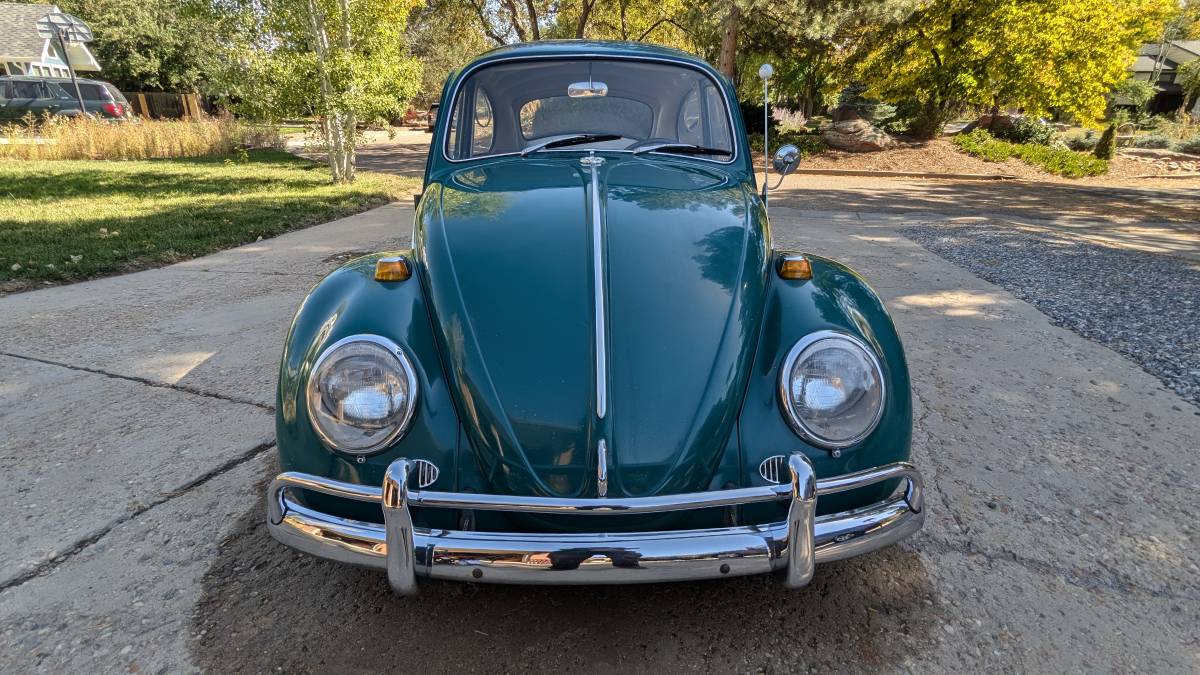 Volkswagen Beetle  1966 green