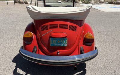 Volkswagen Beetle  1979 red