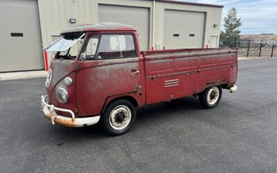Volkswagen Single cab bus  1962 red