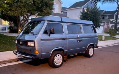 Volkswagen Vw vanagon westfalia  1987 blue