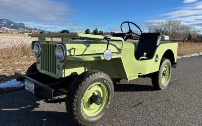 Willys Cj-3a  1949 green
