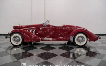 Auburn-Boattail-1976-Burgundy-Tan-1