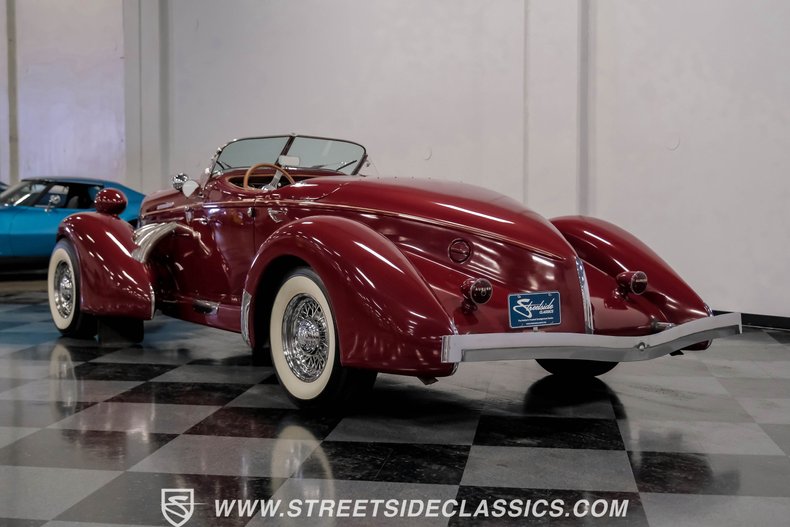 Auburn-Boattail-1976-Burgundy-Tan-24
