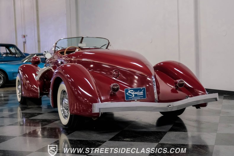 Auburn-Boattail-1976-Burgundy-Tan-25