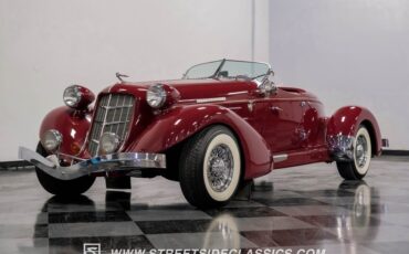 Auburn-Boattail-1976-Burgundy-Tan-4