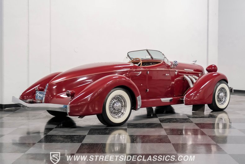 Auburn-Boattail-1976-Burgundy-Tan-9