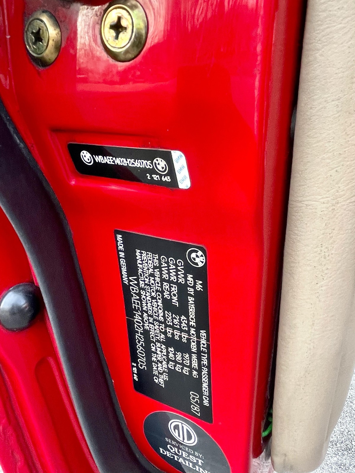 BMW-M6-1987-CERAMIC-COATED-EXCELLENT-23