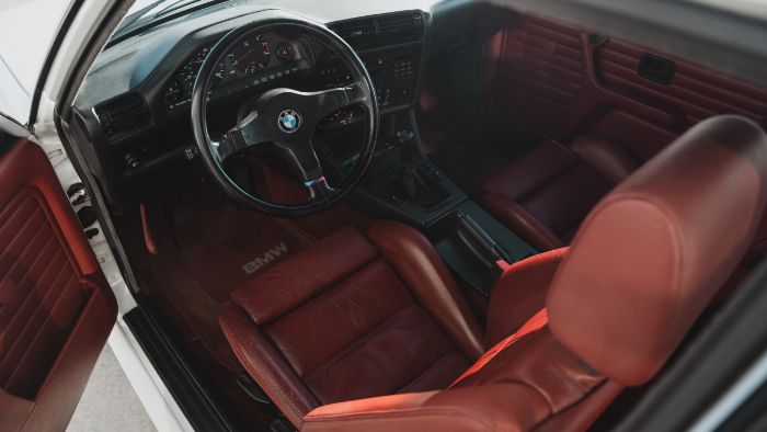 Bmw-Other-1988-Alpine-White-Cardinal-Red-Leather-5