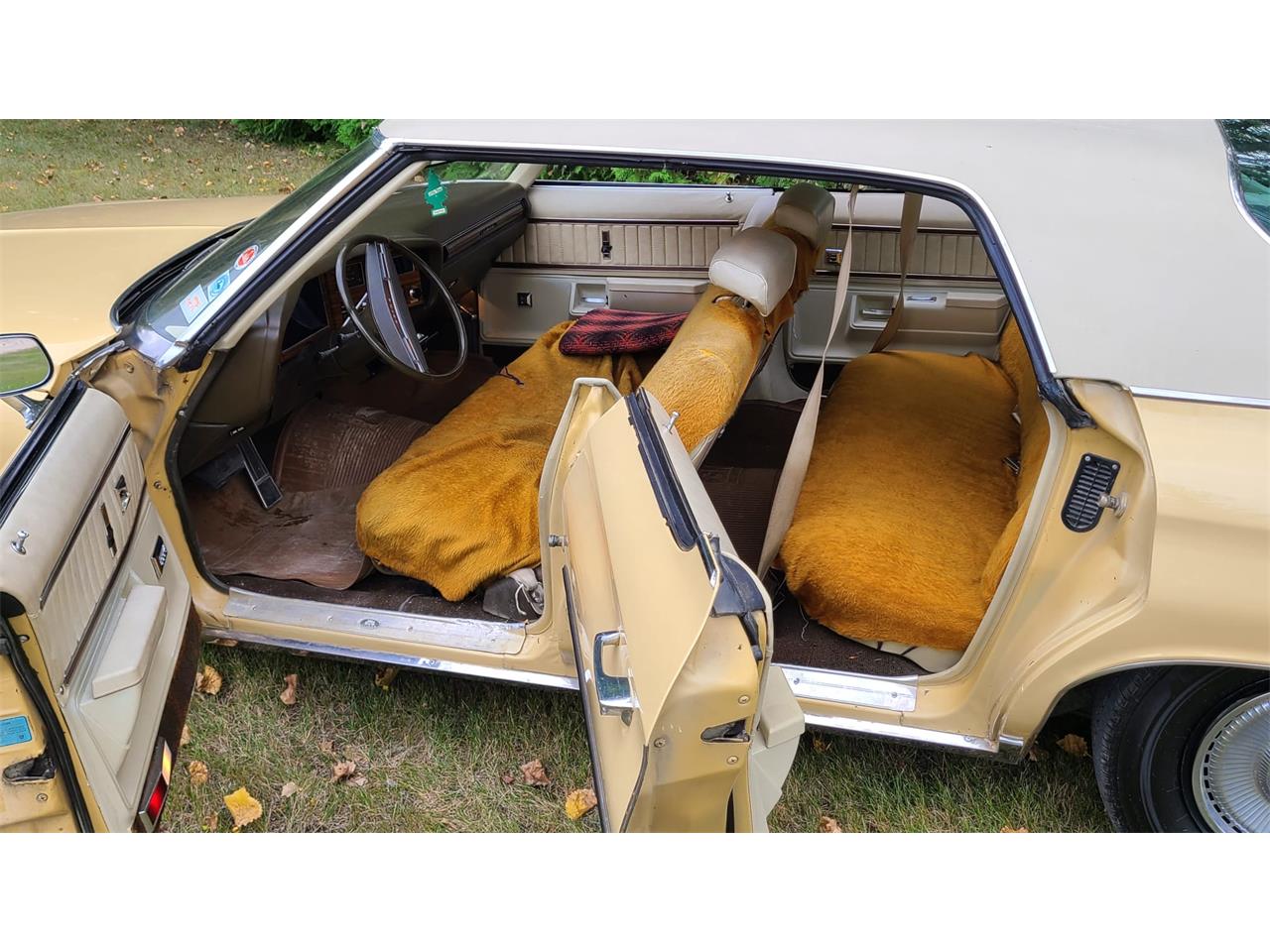 Buick-Custom-1973-Yellow-Beigewhite-8