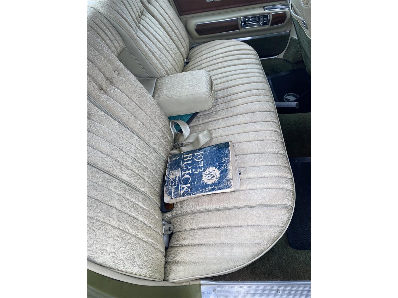 Buick-Electra-225-1973-Green-White-w-Brown-10