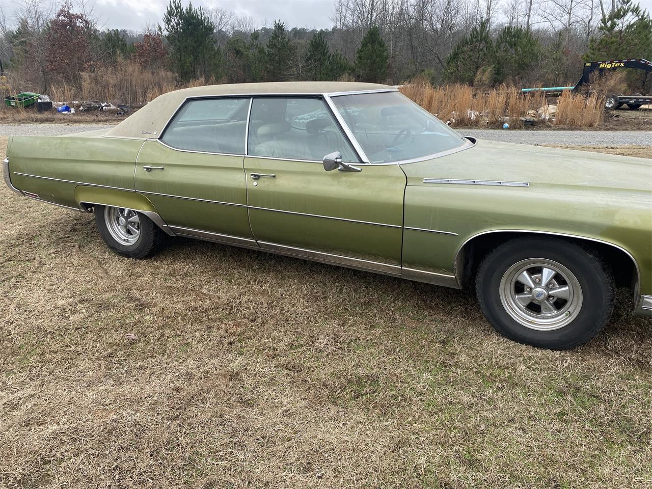 Buick-Electra-225-1973-Green-White-w-Brown-2
