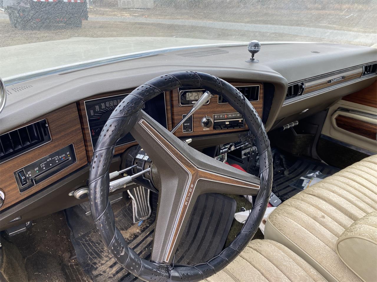 Buick-Electra-225-1973-Green-White-w-Brown-4