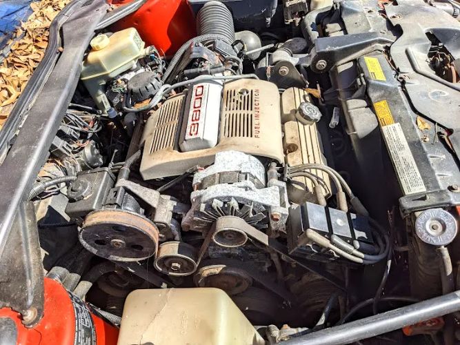 Buick-Reatta-1988-Red-Tan-Cloth-1