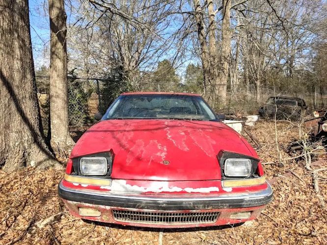 Buick-Reatta-1988-Red-Tan-Cloth-14