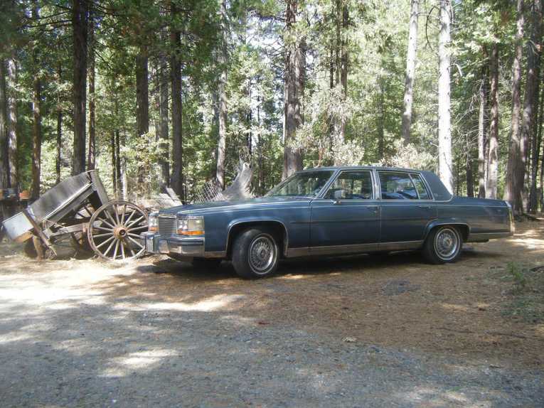 Cadillac-Brougham-1987-Blue-Blue-1