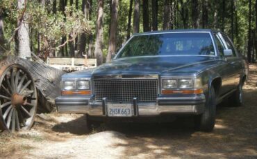Cadillac-Brougham-1987-Blue-Blue