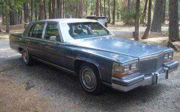 Cadillac-Brougham-1987-Blue-Blue-4