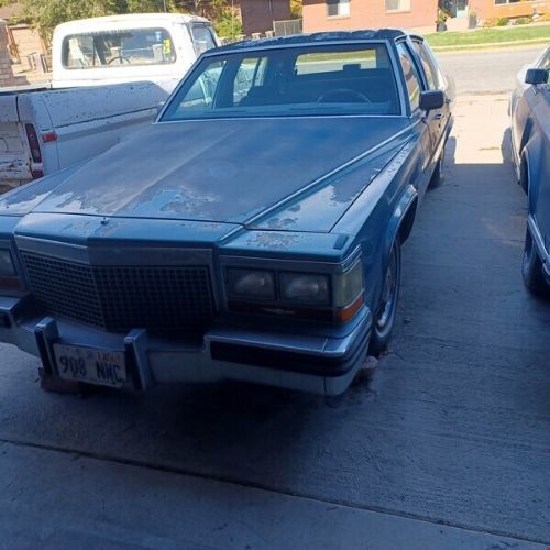 Cadillac-Brougham-1988-Blue-Blue-1