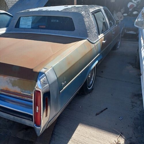 Cadillac-Brougham-1988-Blue-Blue-2