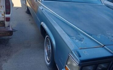 Cadillac-Brougham-1988-Blue-Blue
