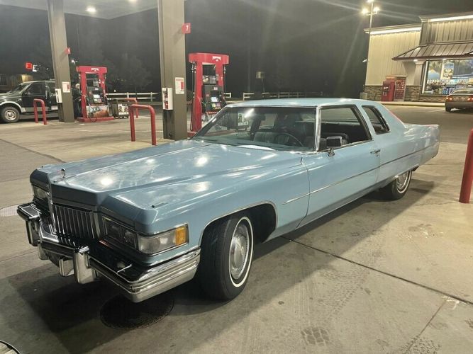 Cadillac-Calais-1975-Blue-Blue-Cloth-1