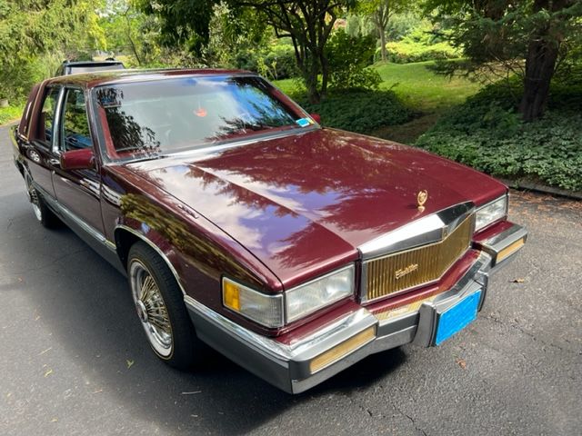 Cadillac-Deville-1989-Maroon-Red-10