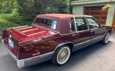 Cadillac-Deville-1989-Maroon-Red-3