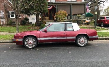 Cadillac-Eldorado-1989-Red-White-1