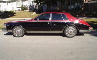Cadillac-Seville-1985-Two-tone-Red-Black-Dark-Red-1
