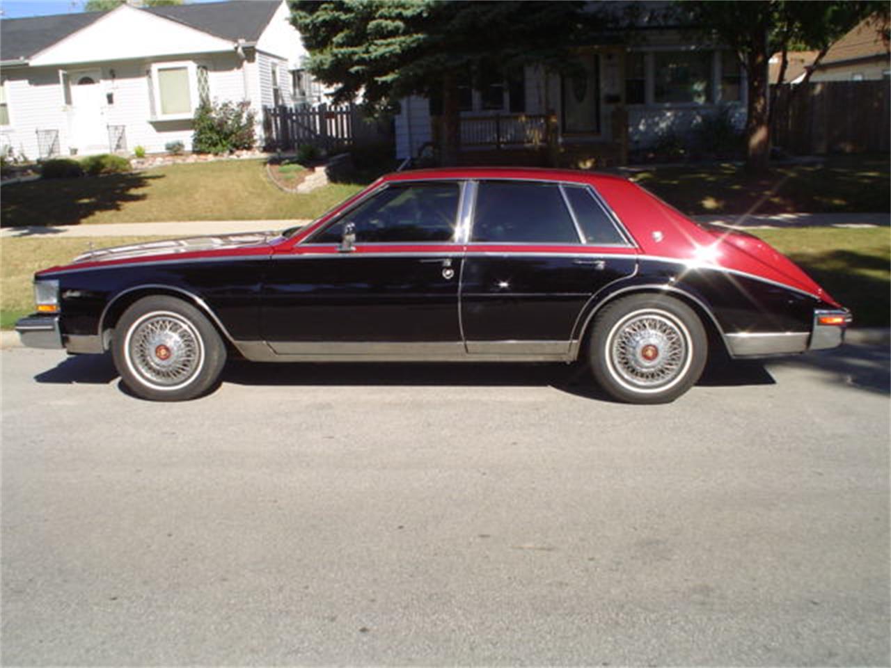 Cadillac-Seville-1985-Two-tone-Red-Black-Dark-Red-1