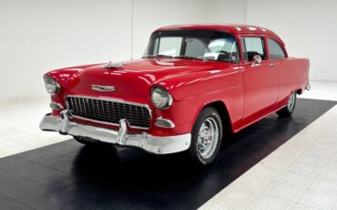 Chevrolet-150-1955-Brilliant-Red-Gray