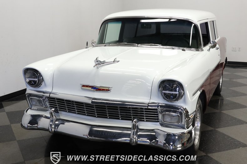 Chevrolet-150-1956-Burgundy-Maroon-Gray-19
